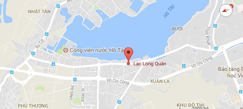 Đường Lạc Long Quân, thuộc quận Tây Hồ và quận Cầu Giấy, Hà Nội